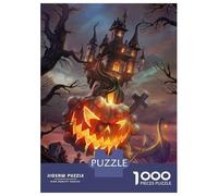 Jigsaw Puzzles 1000 Pieces Pumpkin House Puzzles for Adults Hands-on Game Staycation Kill Time Christmas Birthday Gifts 38x26cm/1000pcs