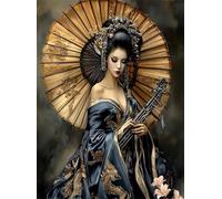 Jigsaw Puzzles 1000 pieces,Puzzles for Adults,Challenging Educational Family Activity Games Home Decoration Puzzle Japanese Sexy Women,29.5 x 19.7 Inch