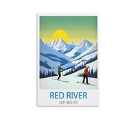 Jigsaw Puzzles 1000 Pieces Red River New Mexico Ski paper Puzzle Jigsaw Puzzle Artwork Intellective Educational Toys Gifts 70x50cm