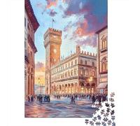 Jigsaw Puzzles 1000 Pieces Rome Piazza Navona Painting Adult Jigsaw Puzzle Brain Teaser Game Analysis And Logic Christmas Birthday Gifts 38x26cm/1000pcs