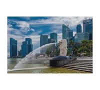 Jigsaw Puzzles 1000 Pieces，Singapore，Jigsaw Toy Family Game Wall Decor for Adults Teens（50x70cm）-AE65