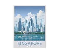 Jigsaw Puzzles 1000 Pieces，Singapore，Paper Children Games Educational Toys（38x26cm）-EU30
