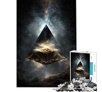 Jigsaw Puzzles 1000 Pieces Space Pyramid Puzzle For Teenagers Precision Cutting for Birthday, Chrismas Deal As Gifts for The Whole Family (50x75cm)
