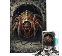 Jigsaw Puzzles 1000 Pieces Spider King in Dungeon Jigsaw Puzzle 1000 Home Decoration Toys But Fun And Humorous Brainteaser Family Games (38x26cm)