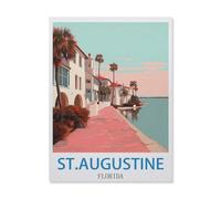 Jigsaw Puzzles 1000 Pieces，St.Augustine Florida，Paper Children Games Educational Toys（26x38cm）-EH82