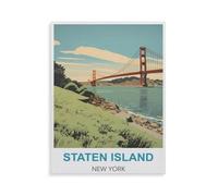 Jigsaw Puzzles 1000 Pieces，Staten Island New York，Paper Children Games Educational Toys（50x70cm）-HI22