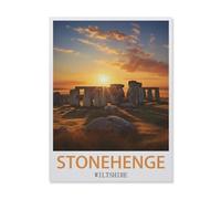 Jigsaw Puzzles 1000 Pieces，Stonehenge Wiltshire，Jigsaw Toy Family Game Wall Decor for Adults Teens（50x70cm）-IG81