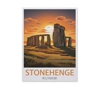 Jigsaw Puzzles 1000 Pieces,Stonehenge Wiltshire,Wood Children Games Educational Toys(75x50cm)-G5