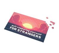 Jigsaw Puzzles 1000 Pieces Stop Comparing Yourself To Strangers Picture Puzzle Puzzles For Toddlers 2-4 Girl Toys Age 4-5(500PCS)