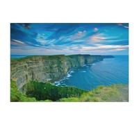 Jigsaw Puzzles 1000 Pieces，The Cliffs of Moher in County Clare are one of the Most Magnificent Natural Spectacles，Jigsaw Toy Family Game Wall Decor for Adults Teens（75x50cm）-AG45