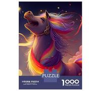 Jigsaw Puzzles 1000 Pieces The Unicorn Laugh Adult Jigsaw Puzzle Brain Teaser Game Analysis And Logic Christmas Birthday Gifts 52x38cm/1000pcs