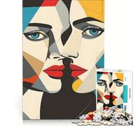 Jigsaw Puzzles 1000 Pieces Two People Male And Female Brain Teaser Game Difficult Challenge Deal As Gifts for The Whole Family 50x75cm