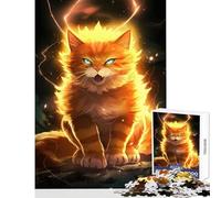 Jigsaw Puzzles 1000 Pieces Ultimate Cat Power Up Puzzle For Teenagers Precision Cutting for Birthday, Chrismas Deal As Gifts for The Whole Family (38x52cm)