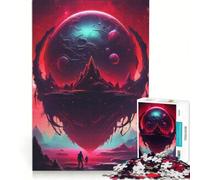Jigsaw Puzzles 1000 Pieces Unknown Planet Brain Teaser Game Difficult Challenge Deal As Gifts for The Whole Family 38x52cm