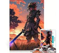 Jigsaw Puzzles 1000 Pieces Unleashed Ninja Samurai Brain Teaser Game Difficult Challenge Deal As Gifts for The Whole Family 38x26cm