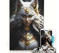 Jigsaw Puzzles 1000 Pieces Unveiling The Kitsune Brain Teaser Game Difficult Challenge Deal As Gifts for The Whole Family 38x52cm
