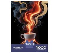 Jigsaw Puzzles 1000 Pieces Volcanic Coffee Eruption Adult Jigsaw Puzzle Toy Wall Decor Birthday Present Unique Birthday And Xmas Gifts 70x50cm/1000pcs