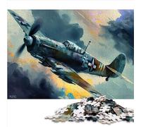 Jigsaw Puzzles 1000 Pieces War_plane_watercolor Collection Jigsaw for Adults Kids Age 14+ Stress Relief Toys 1000pcs(26x38cm)