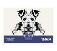 Jigsaw Puzzles 1000 Pieces Welsh Terrier Adult Jigsaw Puzzle Toy Wall Decor Birthday Present Unique Birthday And Xmas Gifts 52x38cm/1000pcs