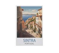 Jigsaw Puzzles 1000 Pieces Wooden Assembling Picture，Sintra Portugal，Adults Games Educational Toys（75x50cm）-IK6