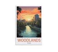 Jigsaw Puzzles 1000 Pieces，Woodlands Texas，Puzzle 1000 Pieces, Relaxing and Challenging Gift for Adults, Teens, Seniors 70x50cm