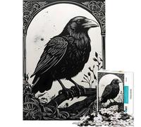 Jigsaw Puzzles 1000 Raven Help The Brain Exercise Family Activities Practical Game for 14+ Puzzle Game Offered (50x75cm)