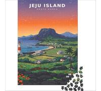 jigsaw puzzles 1000 South Korea Countryside | Pattern assembly Beautiful design game Unique Birthday and Gifts 50x75cm
