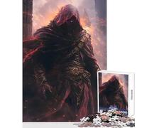 Jigsaw Puzzles 1000 The Necromancer of The Black Gate Jigsaw for Teenagers Staycation Kill Time Challenging To Complete Stress Reduction Gifts (38x52cm)