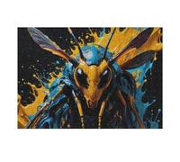 Jigsaw Puzzles 1000pcs(38x26cm) for Adults Abstract Wasp Art Jigsaws for Adults Brain Teaser Game For Family Fun Help The Brain Exercise 1000pcs(38x26cm)