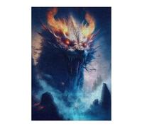 Jigsaw Puzzles 1000pcs(38x26cm) S for Adults Dragon's Breath Fantasy Artwork Adult Puzzles Brain Teaser Game Difficult Challenge Unique Birthday And Gifts 1000pcs(38x26cm) S