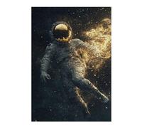 Jigsaw Puzzles 1000pcs(38x26cm) S for Teenagerss Astronaut Floating in Space -3 Jigsaw Puzzle Toy Wall Decor Analysis And Logic Great Gift for Gaming 1000pcs(38x26cm) S