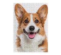 Jigsaw Puzzles 1000pcs(38x26cm) S for Teenagerss Corgi Dog Breed Information Jigsaw Puzzle Toy Wall Decor Analysis And Logic Great Gift for Gaming 1000pcs(38x26cm) S