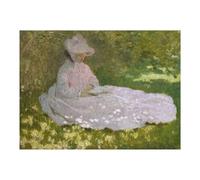 Jigsaw Puzzles 1000pcs(52x38cm) for Teenagerss Claude Monet Springtime Adult Jigsaw Puzzle DIY Toys Hand Speed Race for Birthday, Chrismas 1000pcs(52x38cm)