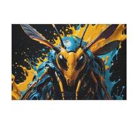 Jigsaw Puzzles 1000pcs(75x50cm) for Adults Abstract Wasp Art Jigsaw Puzzle Brain Teaser Game Hand Speed Race Stress Reduction Gifts 1000pcs(75x50cm)