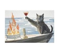 Jigsaw Puzzles 1000pcs(75x50cm) for Adults Cheers To Better Times Jigsaw Puzzle Brain Teaser Game Hand Speed Race Stress Reduction Gifts 1000pcs(75x50cm)