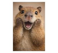 Jigsaw Puzzles 1000pcs(75x50cm) for Adults Excited Prairie Dog Portrait Jigsaw Puzzle Brain Teaser Game Hand Speed Race Stress Reduction Gifts 1000pcs(75x50cm)