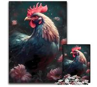 Jigsaw Puzzles 1000Pieces for Adults Chicken Mythical Realm paper Jigsaw Puzzles for Adults Perfect for TeenagersCollectors Ideal Home DecorTravel Gift 1000 PCS(38x26cm)