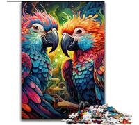 Jigsaw Puzzles 1000Pieces for Adults Colorful Parrot Jigsaws 1000Pieces for Adults Impossible Educational Home Decoration Games & Gifts (Size 26x38 cm)