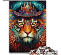 Jigsaw Puzzles 1000Pieces for Adults Meerkat Graffiti Painting Jigsaws 1000Pieces for Adults Impossible Educational Home Decoration Games & Gifts (Size 26x38 cm)