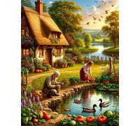 Jigsaw Puzzles 120 piece,Puzzles for Adults,Challenging Educational Family Activity Games Home Decoration Puzzle Happiness Times 9.8 x 7.9 inch