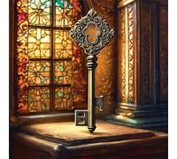 Jigsaw Puzzles 120 Pieces for Adults, puzzles for adults 120 Piece Beautiful Colourful Artwork, Challenging Puzzle Game for Family, Theme:Golden Key Palace