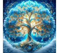 Jigsaw Puzzles 120 Pieces, Jigsaws Blue Ice Tree 120 Piece jigsaw puzzles for Adults, Challenge High Difficulty Family Puzzle Game 45x45cm/18x18inch