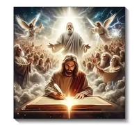 Jigsaw Puzzles 120 Pieces, Jigsaws Heaven Believers 120 Piece jigsaw puzzles for Adults, Challenge High Difficulty Family Puzzle Game 45x45cm/18x18inch