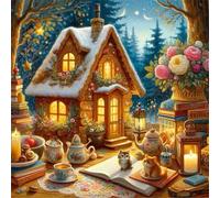 Jigsaw Puzzles 150 Pieces, Jigsaws Cozy House Cat 150 Piece jigsaw puzzles for Adults, Challenge High Difficulty Family Puzzle Game 65x65cm/26x26inch