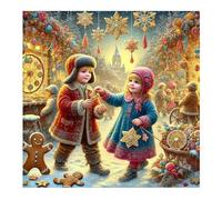 Jigsaw Puzzles 150 Pieces, Jigsaws Street Cookie Boy 150 Piece jigsaw puzzles for Adults, Challenge High Difficulty Family Puzzle Game 65x65cm/26x26inch