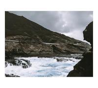 Jigsaw Puzzles 1500 Piece Gift for Men/Women-Coast,Rocks,Bridge,Waves,Sea 87x57cm