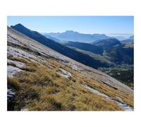 Jigsaw Puzzles 1500 Piece Gift for Men/Women-Mountains,Slope,Haze,Distance,Horizon 87x57cm