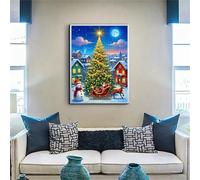 Jigsaw Puzzles 1500 piece,Puzzles for Adults,Challenging Educational Family Activity Games Home Decoration Puzzle Christmas Scenery 34.3 x 22.4 inch