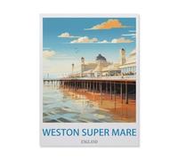 Jigsaw Puzzles 1500 Pieces paper Assembling Picture，Weston Super Mare England，Adults Games Educational Toys（57x87cm）-EI61