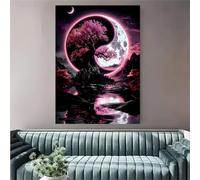 Jigsaw Puzzles 200 piece,Puzzles for Adults,Challenging Educational Family Activity Games Home Decoration Puzzle Yin-Yang Tree River 13.8 x 9.8 inch